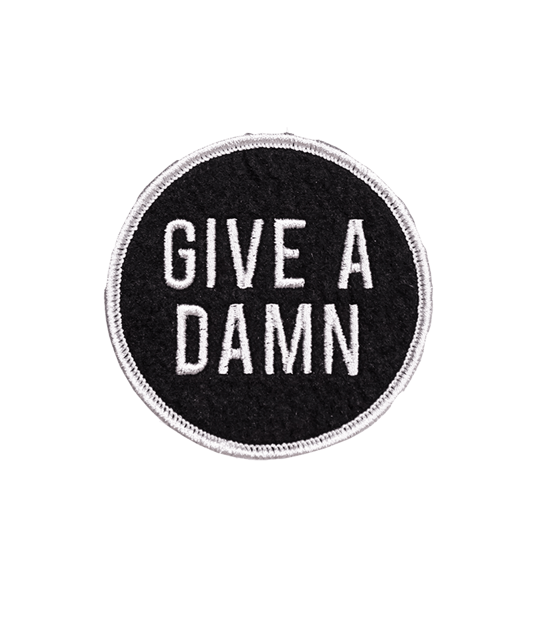 Give A Damn Embroidered Patch - Davidson Provision Co.