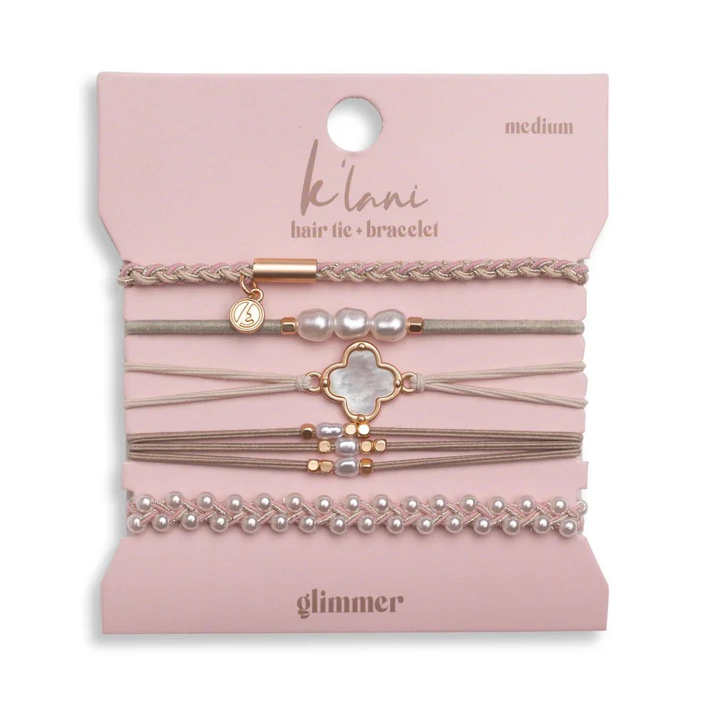 "Glimmer" Hair Tie Bracelets - Davidson Provision Co.