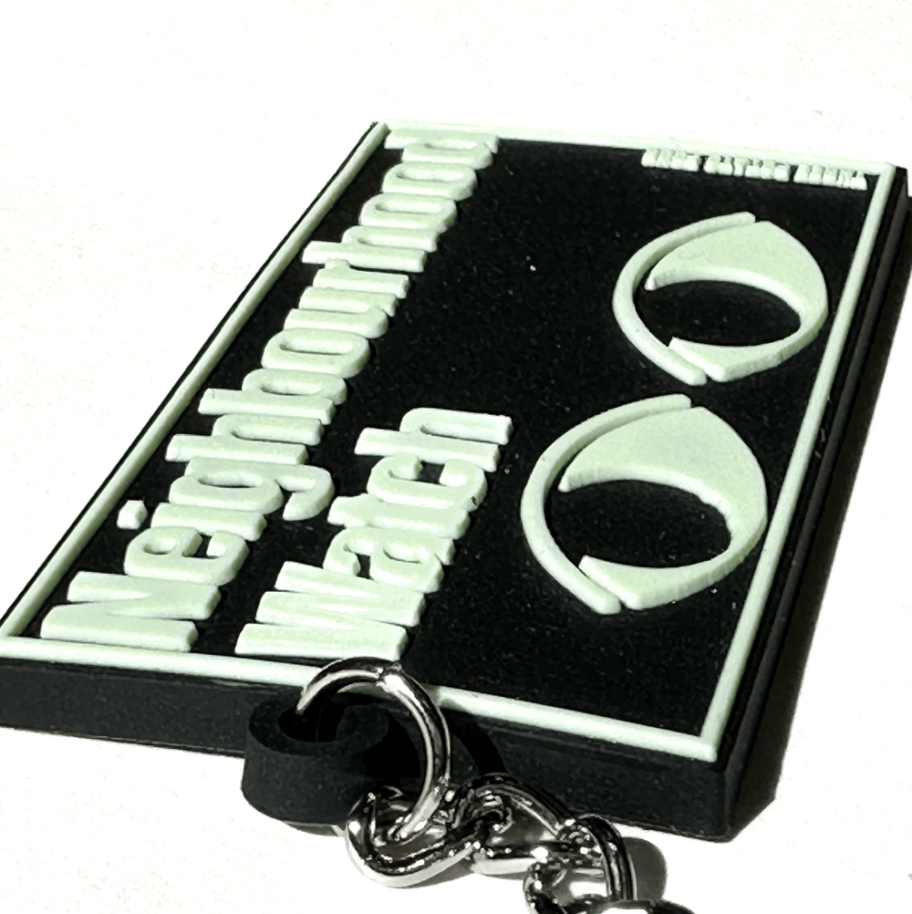 Glow In The Dark Keychain - Neighbourhood Watch - Davidson Provision Co.