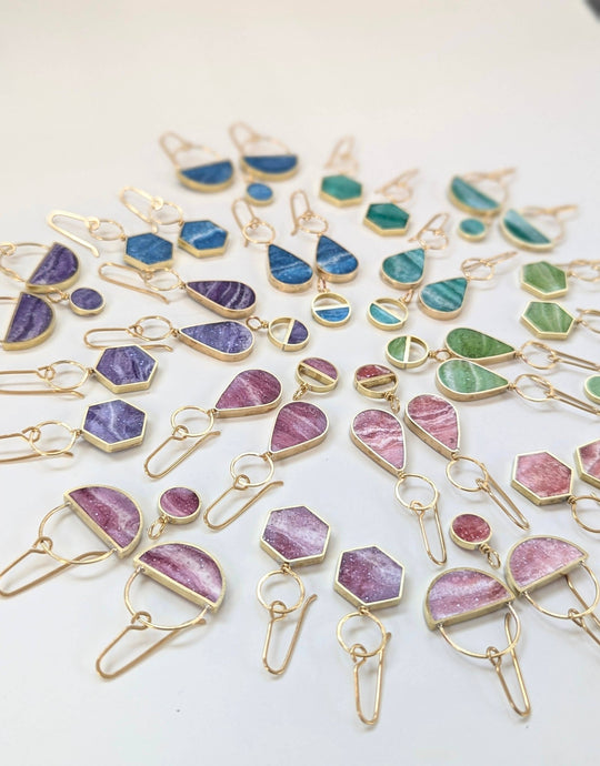 Half Moon Resin Earrings - Davidson Provision Co.