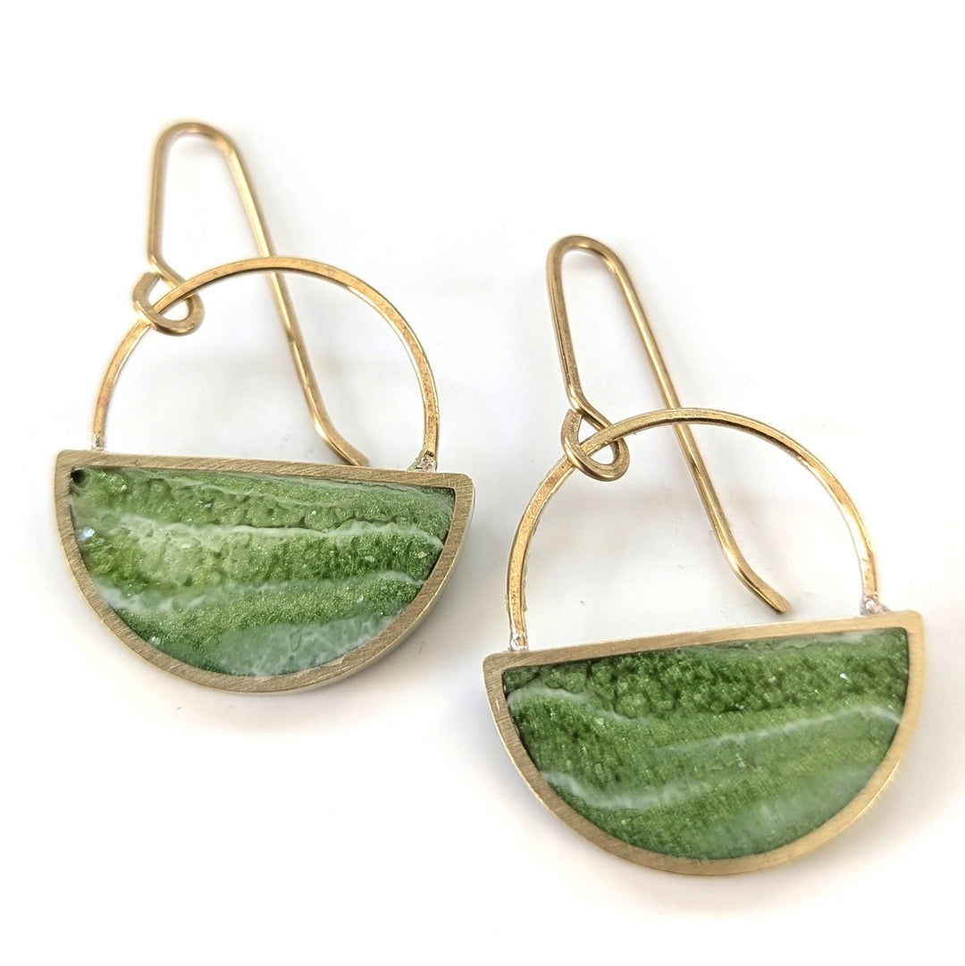 Half Moon Resin Earrings - Davidson Provision Co.
