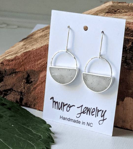 Half Moon Resin Earrings - Davidson Provision Co.