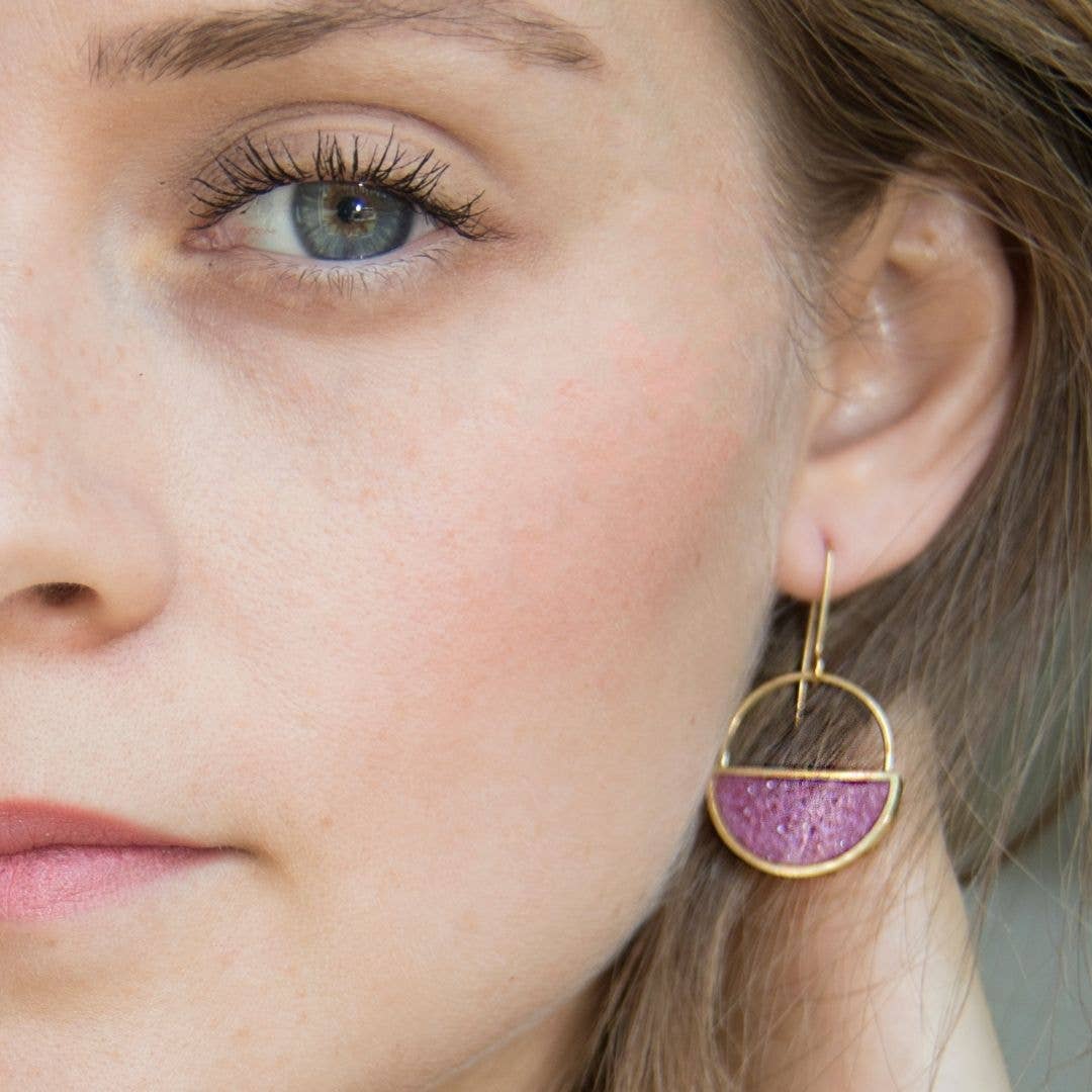 Half Moon Resin Earrings - Davidson Provision Co.