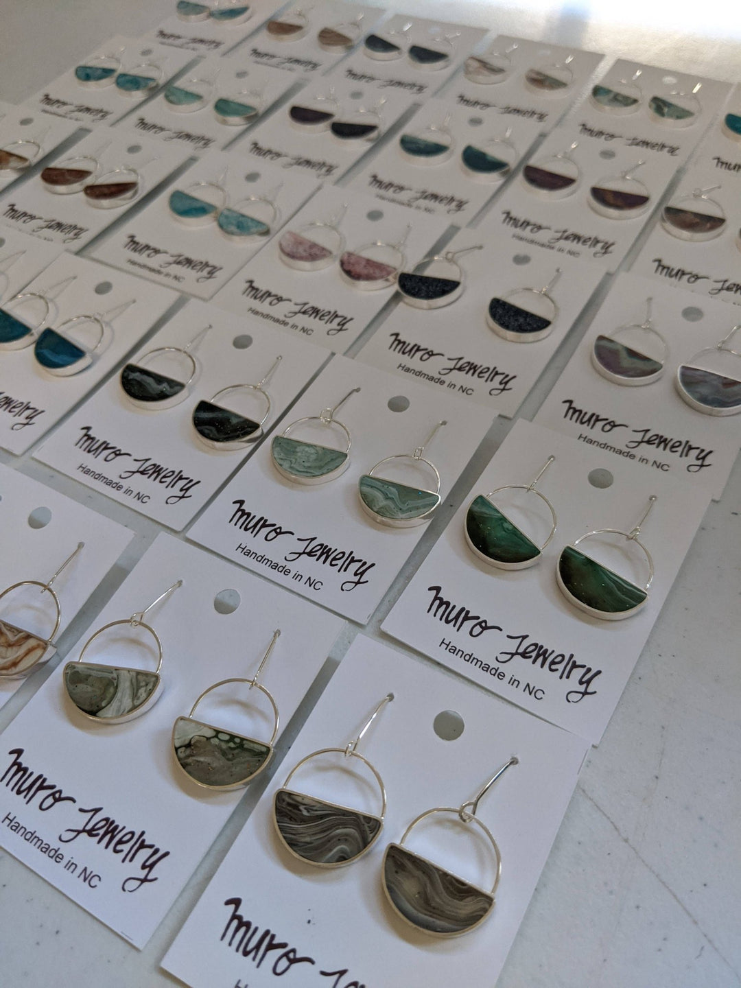 Half Moon Resin Earrings - Davidson Provision Co.