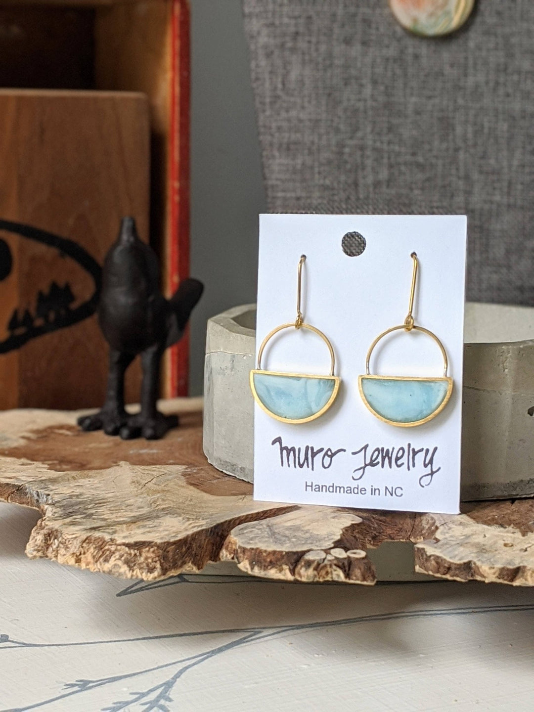 Half Moon Resin Earrings - Davidson Provision Co.