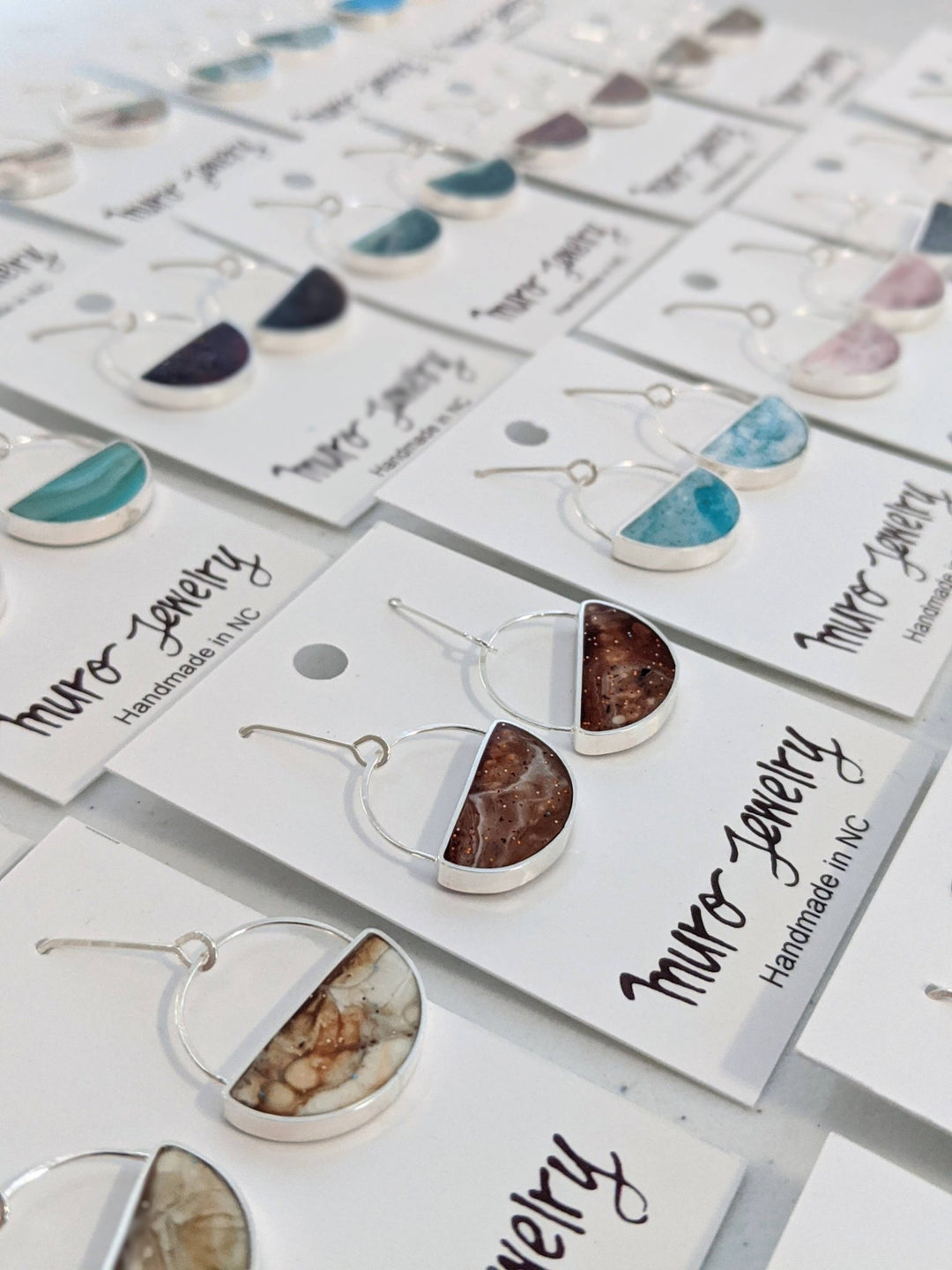 Half Moon Resin Earrings - Davidson Provision Co.