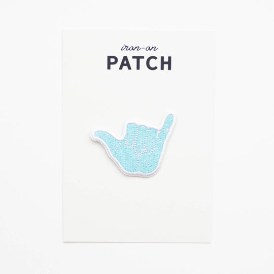 Hang Loose Hand Embroidered Iron on Patch - Shaka - Davidson Provision Co.
