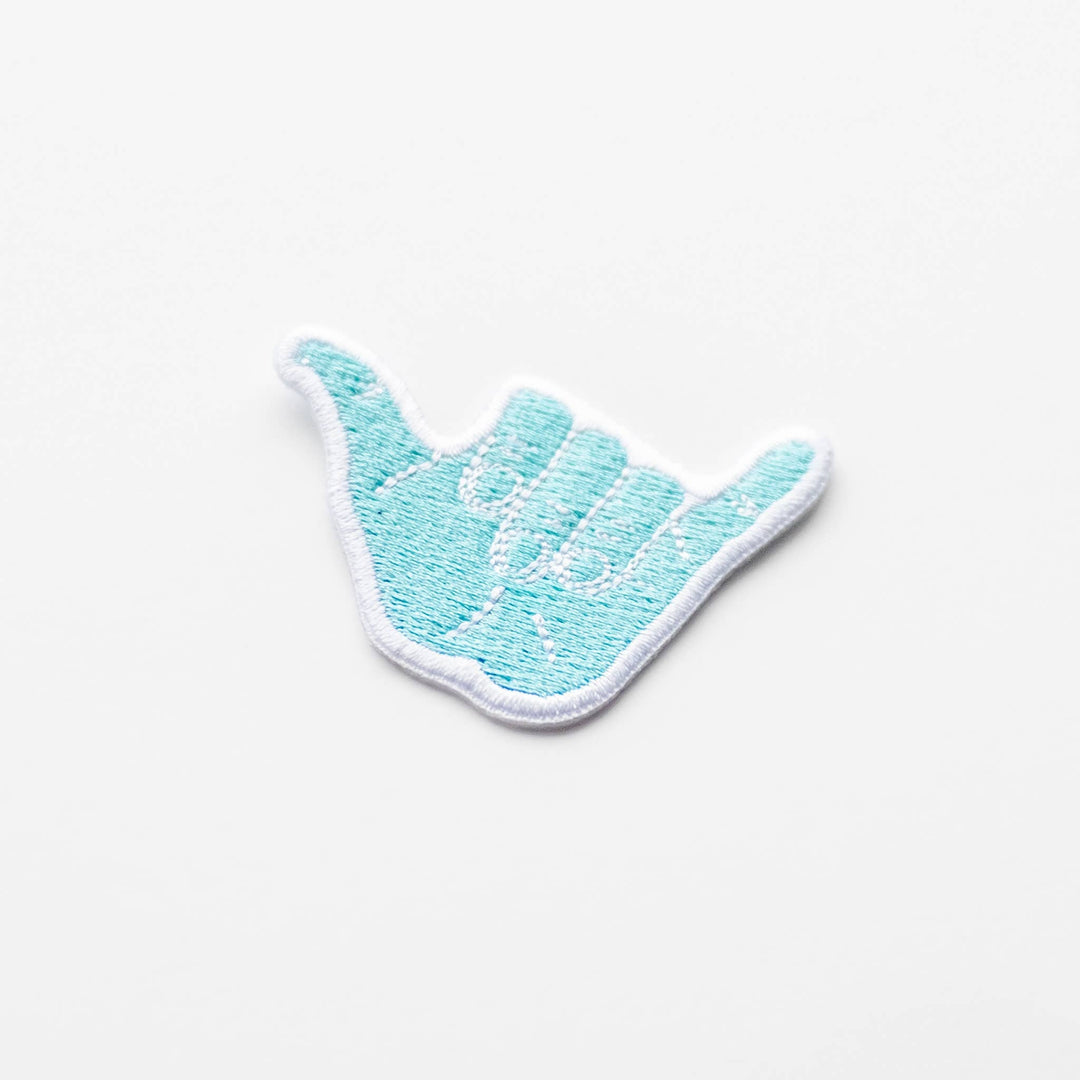 Hang Loose Hand Embroidered Iron on Patch - Shaka - Davidson Provision Co.