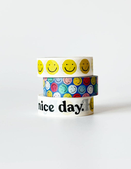 Have a Nice Day Washi Tape, Set of 3 - Davidson Provision Co.