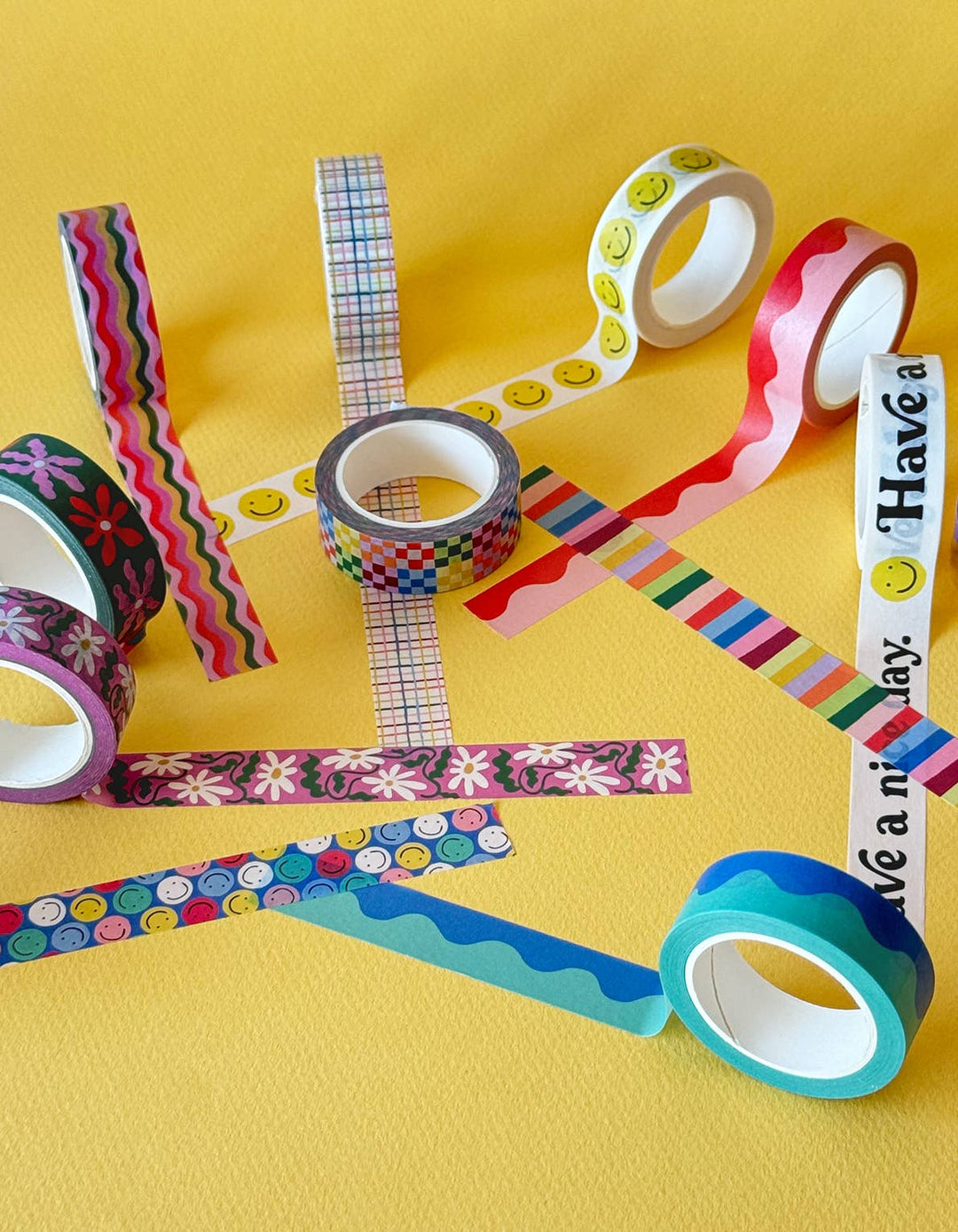 Have a Nice Day Washi Tape, Set of 3 - Davidson Provision Co.