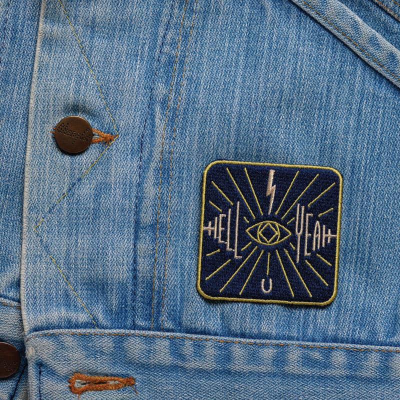 "hell yeah" woven patch - Davidson Provision Co.