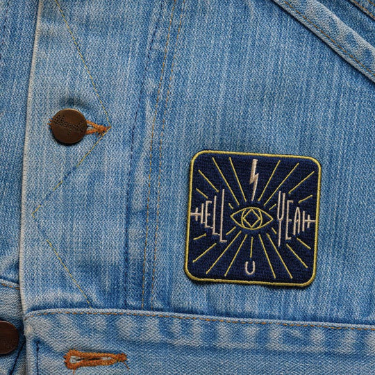 "hell yeah" woven patch - Davidson Provision Co.