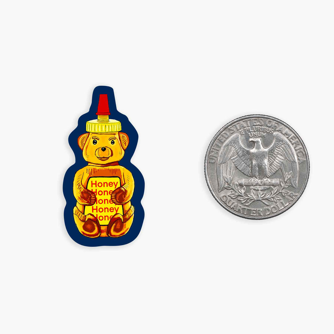 Honey Bear - Mini Sticker - Davidson Provision Co.