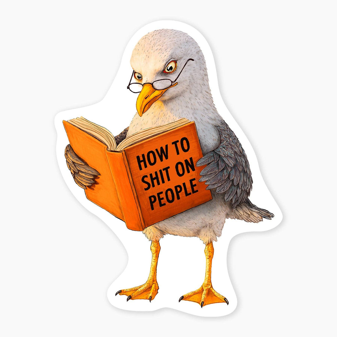 How to Shit on People - 3" Art Sticker - Davidson Provision Co.