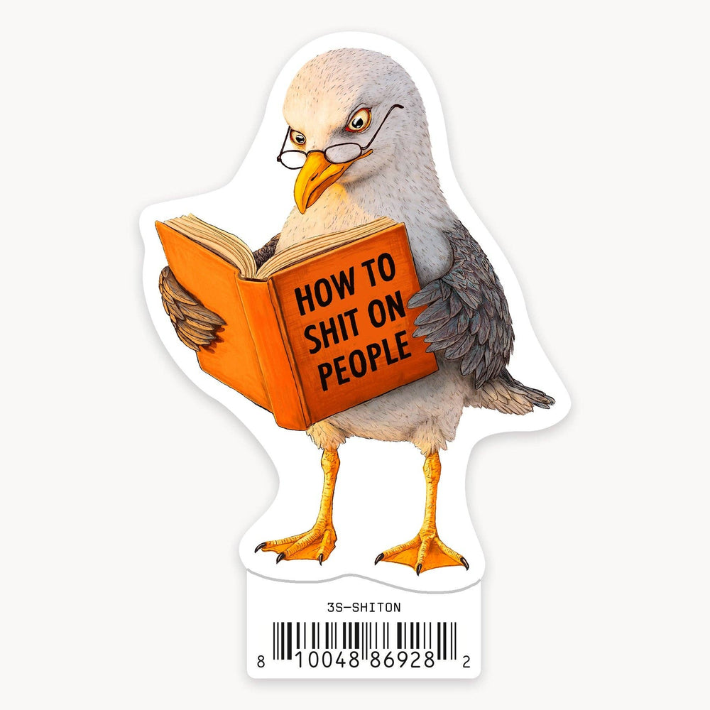 How to Shit on People - 3" Art Sticker - Davidson Provision Co.