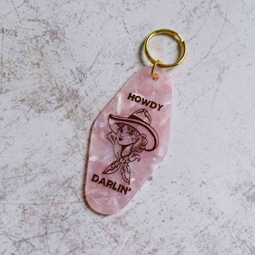 Howdy Darlin' Motel Keychain - Davidson Provision Co.