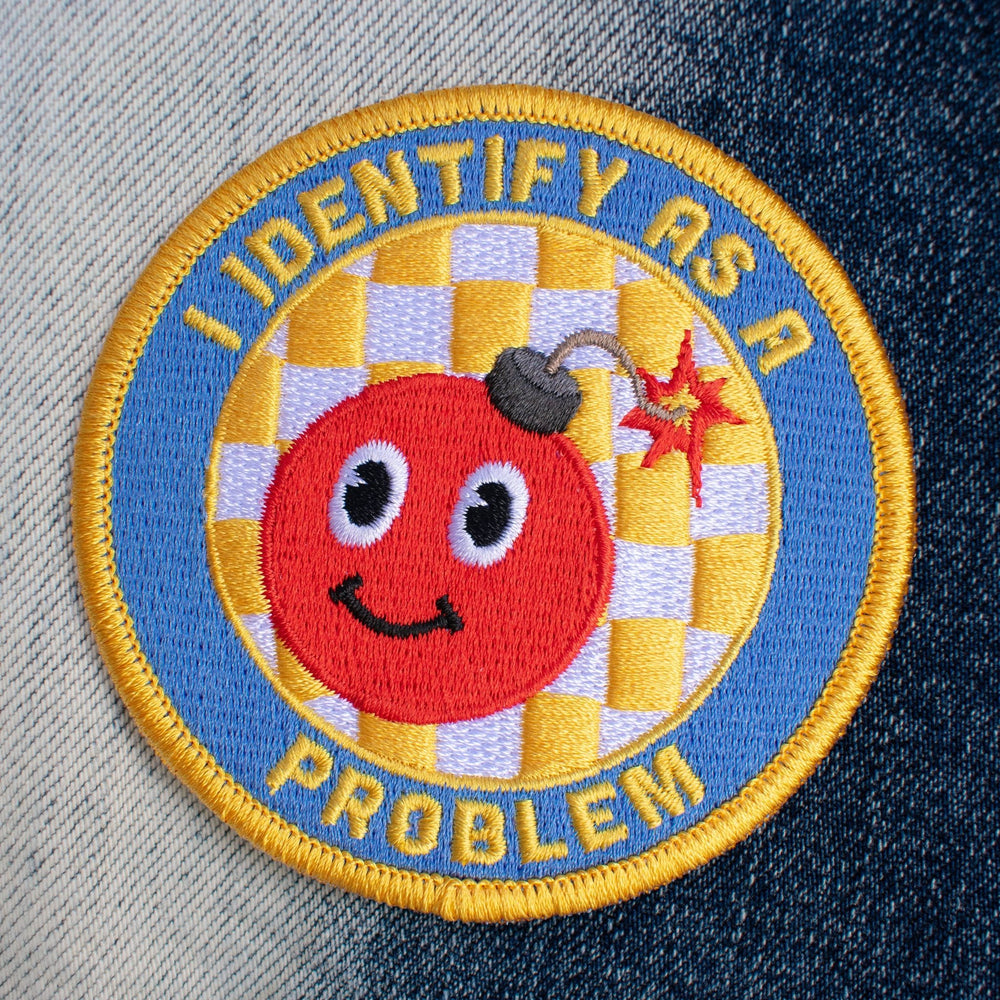 I Identify As A Problem (Iron-On Patch) - Davidson Provision Co.