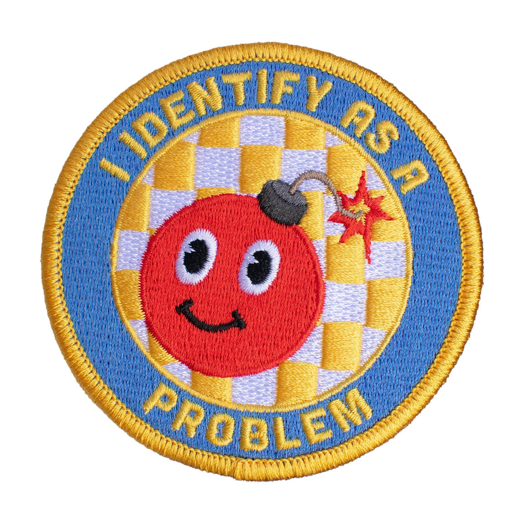 I Identify As A Problem (Iron-On Patch) - Davidson Provision Co.