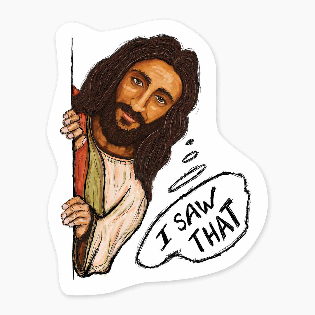 I Saw That - 3" Art Sticker - Davidson Provision Co.
