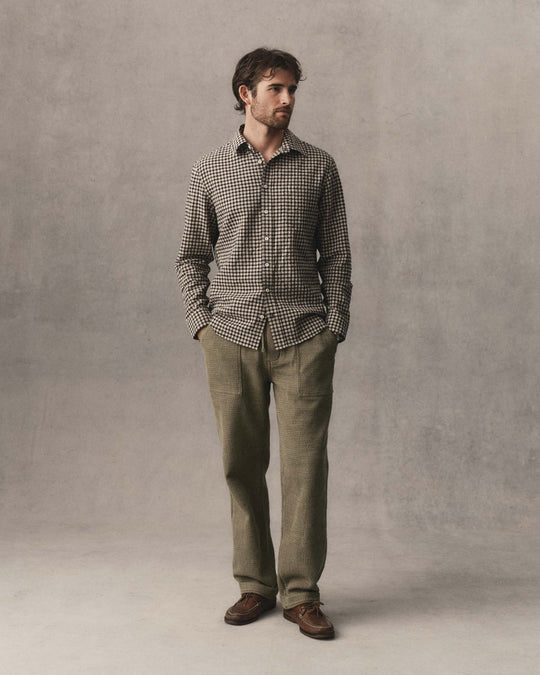 Taylor Stitch The Breakwater Pant in Cypress Sashiko, back