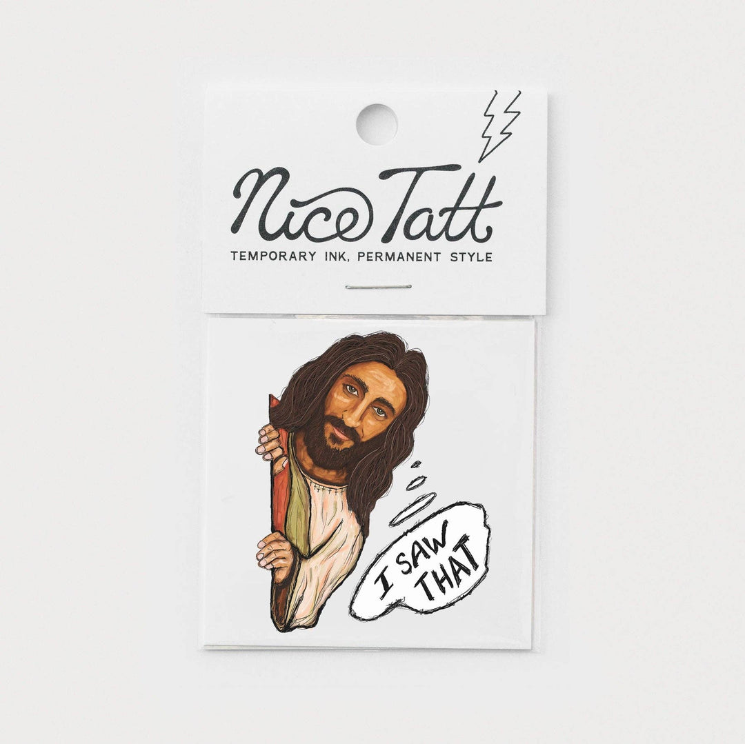 Jesus, I Saw That - Temporary Tattoo - Davidson Provision Co.