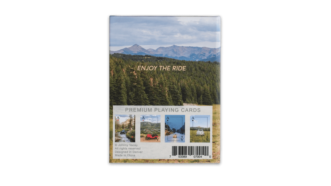 Johnny Vacay - Mountain Rides Playing Cards - Davidson Provision Co.