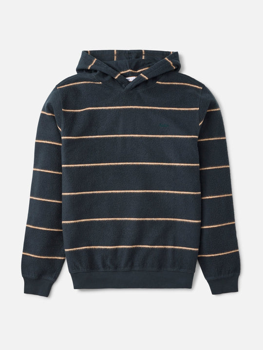 Katin Parks Hood in Black Wash, laid flat, front view