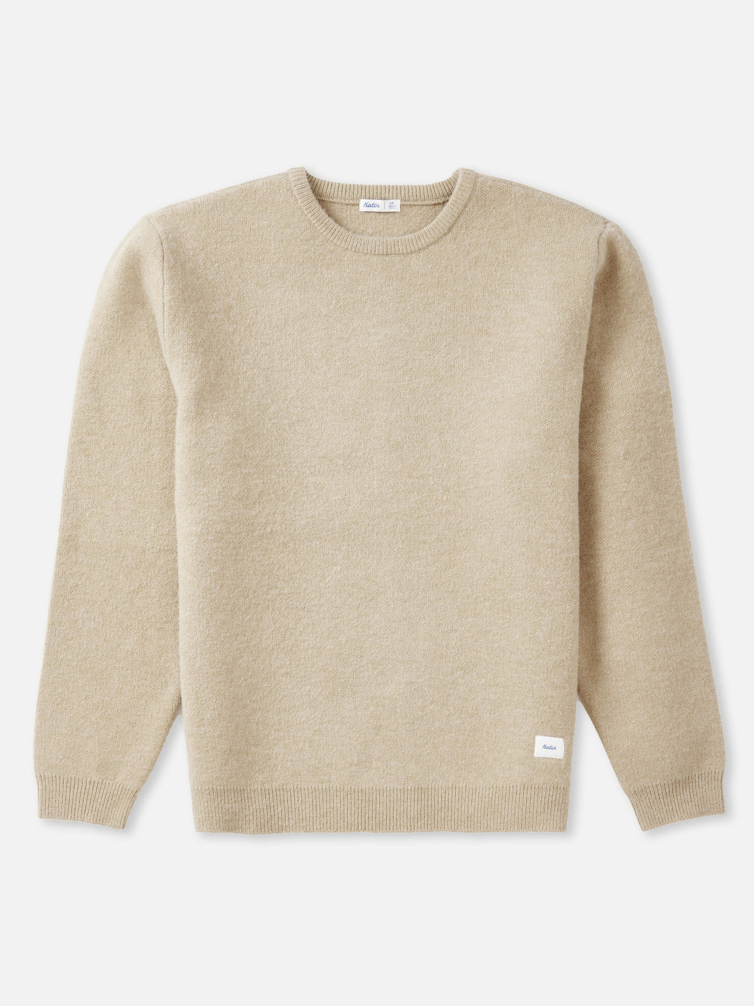 Katin Rivers Sweater in Vintage Khaki, laid flat, front view