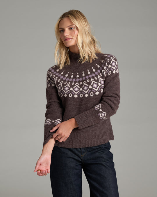 KUHL Alpina Sweater in Mulberry, front