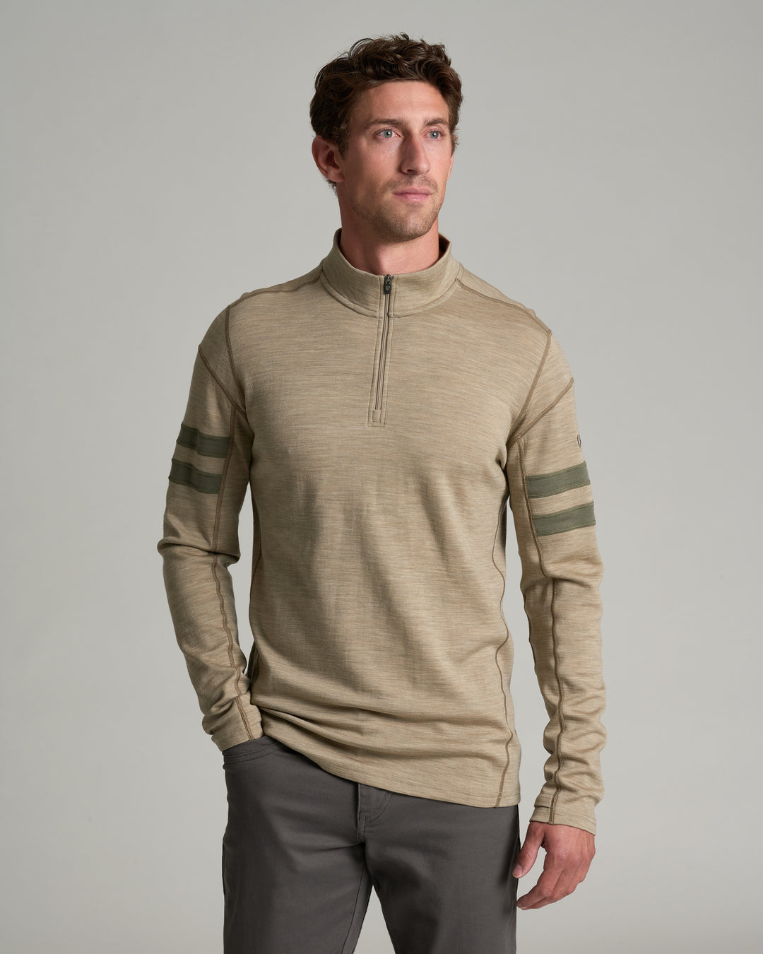 KUHL Kuhl Team Merino 1/4 Zip in Kanvas, front