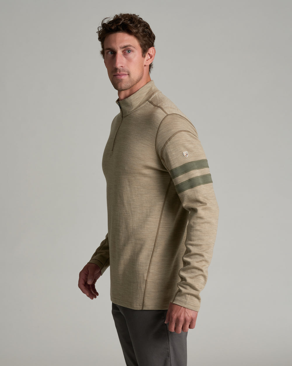 KUHL Kuhl Team Merino 1/4 Zip in Kanvas, side