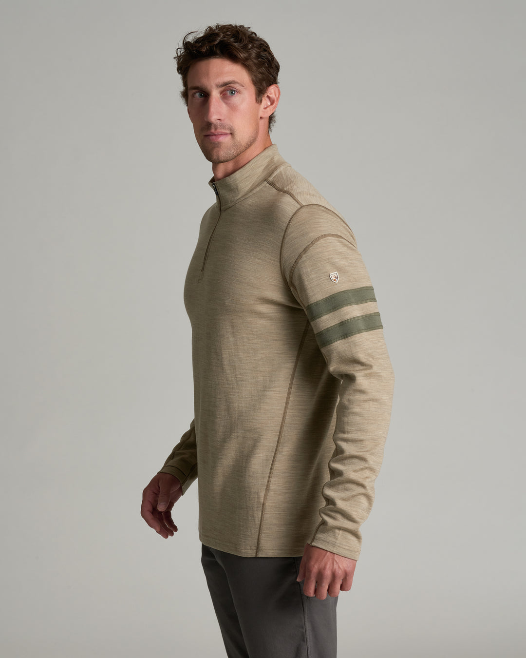 KUHL Kuhl Team Merino 1/4 Zip in Kanvas, side
