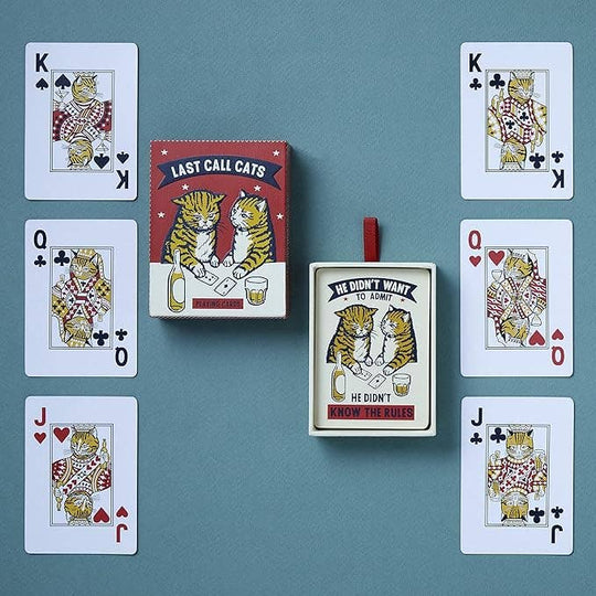 Last Call Cats Playing Cards - Davidson Provision Co.