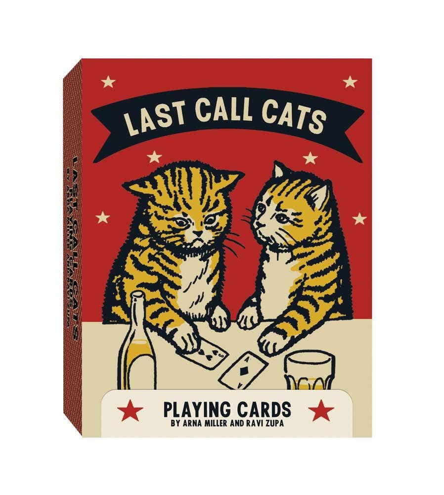 Last Call Cats Playing Cards - Davidson Provision Co.