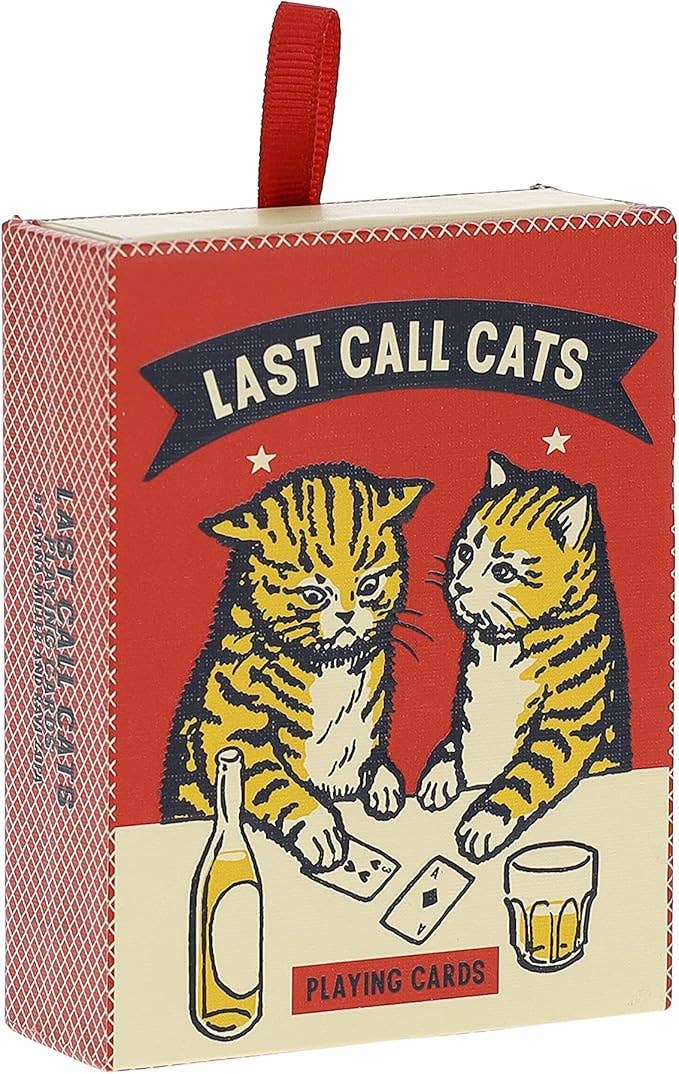 Last Call Cats Playing Cards - Davidson Provision Co.