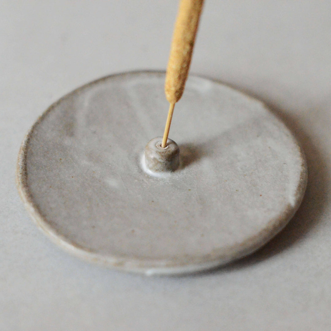 Light Gray Ceramic Incense Holder - Davidson Provision Co.