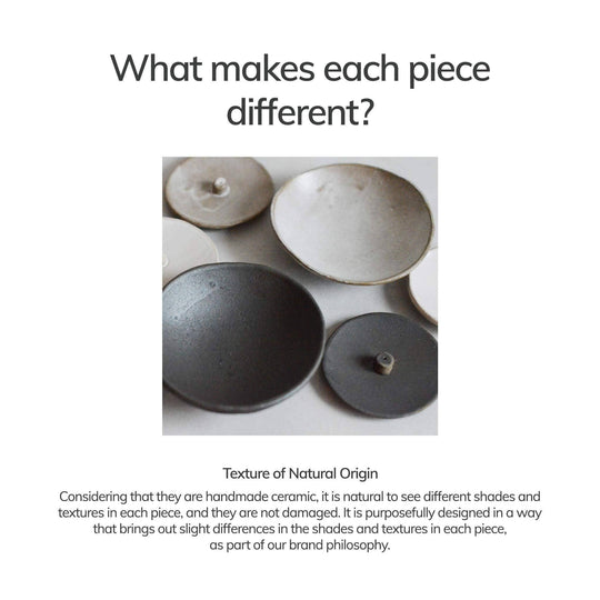 Light Gray Ceramic Incense Holder - Davidson Provision Co.