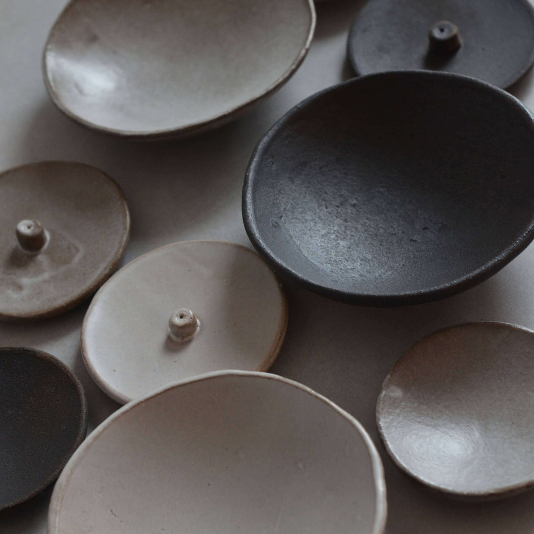 Light Gray Ceramic Incense Holder - Davidson Provision Co.