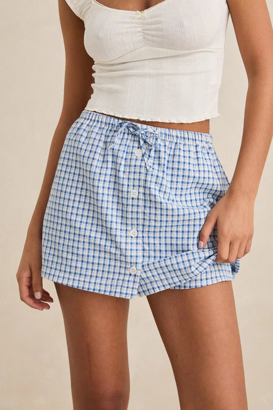 Lola Check Skort - Davidson Provision Co.