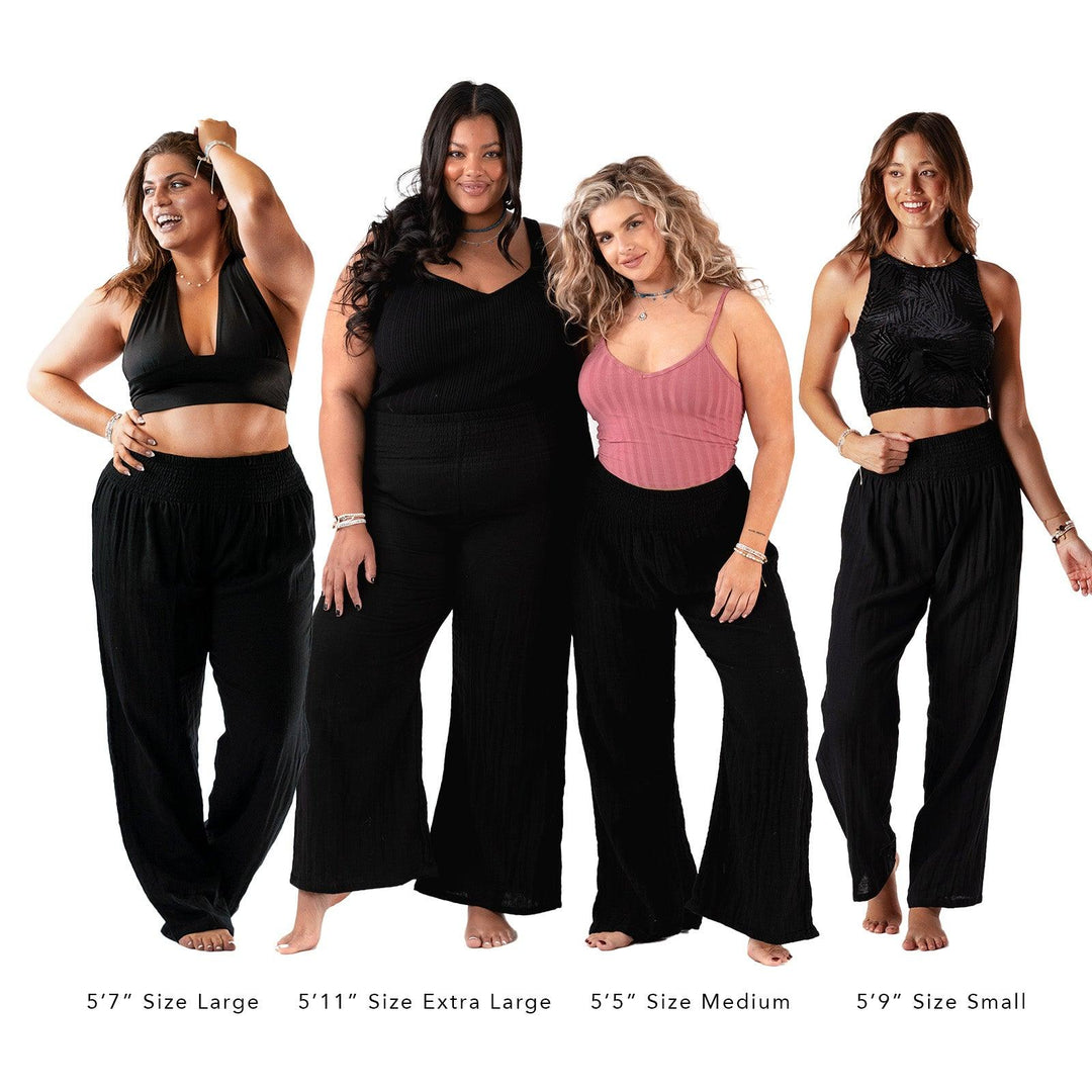 Lotus &amp; Luna Wide Leg Cotton Pants - Davidson Provision Co.