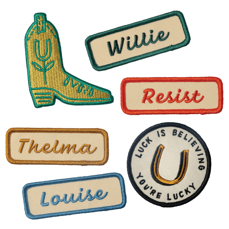 "louise" name patch  - Davidson Provision Co.