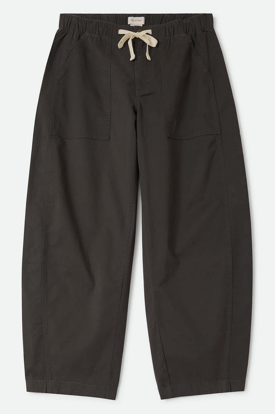 Brixton Utility Everyday Barrel Pant Washed Black