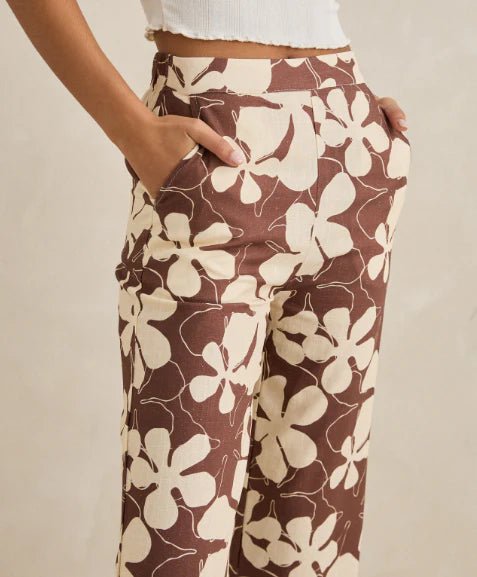 Melia Floral Wide Leg Pant - Davidson Provision Co.
