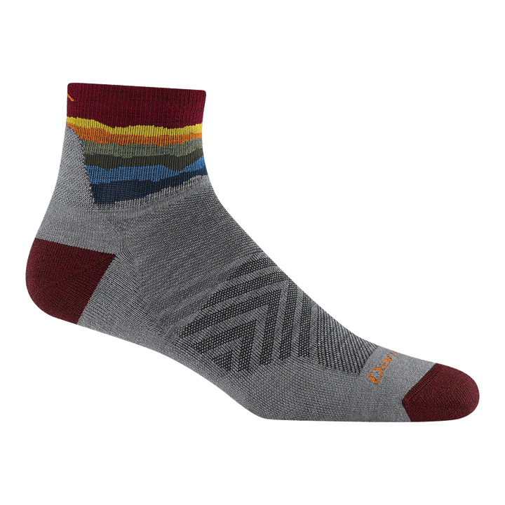 Men's Run Quarter Cushioned Ultra-Lightweight Running Socks - Davidson Provision Co.