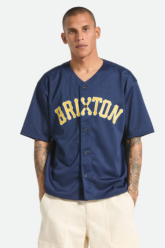 The Brixton Mesh Baseball Jersey