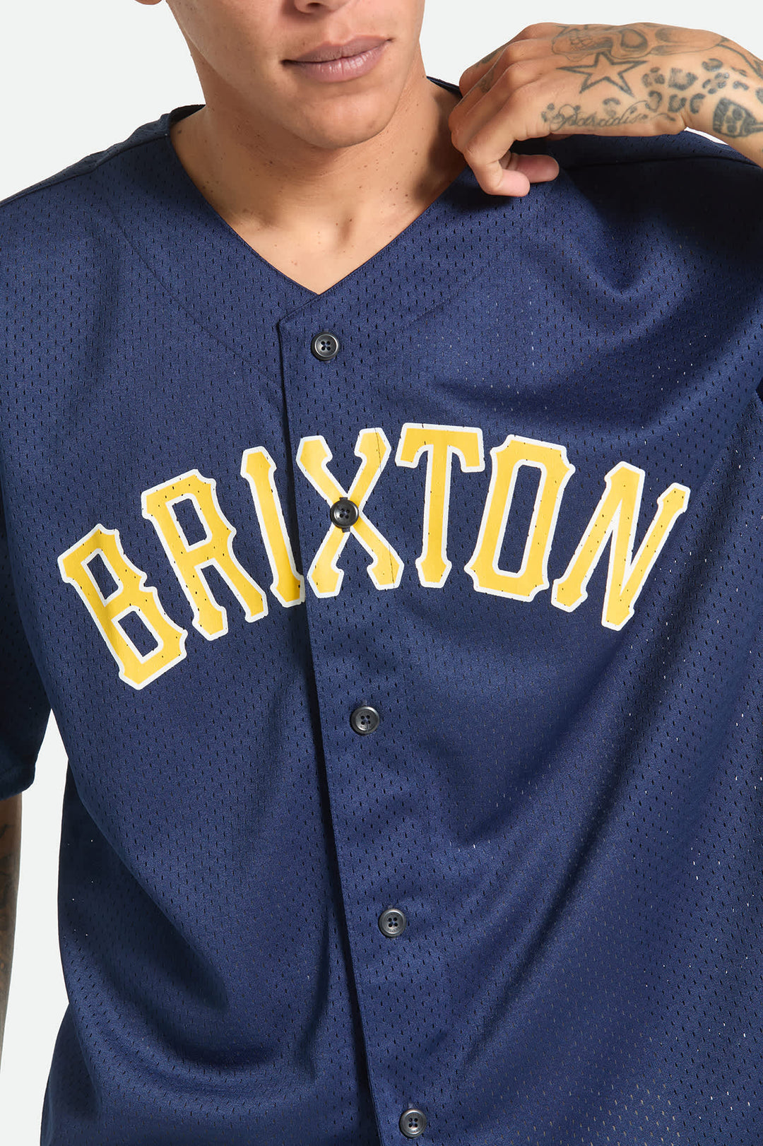 The Brixton Mesh Baseball Jersey