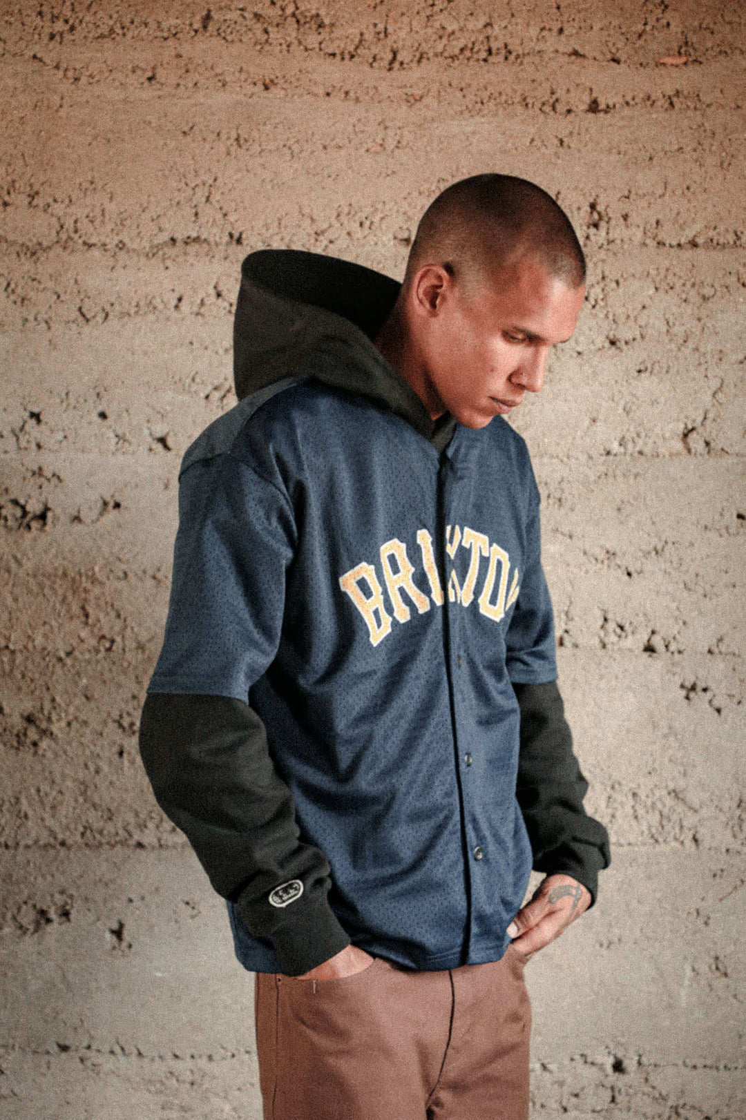 The Brixton Mesh Baseball Jersey