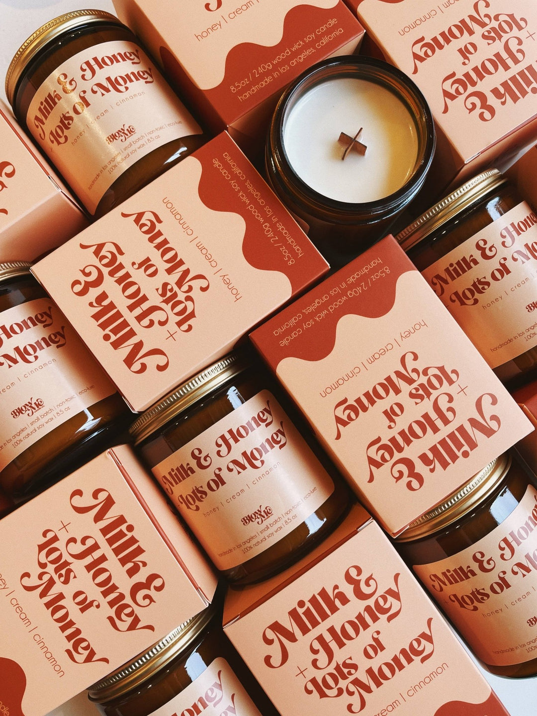 Milk & Honey + Lots Of Money Candle - Davidson Provision Co.