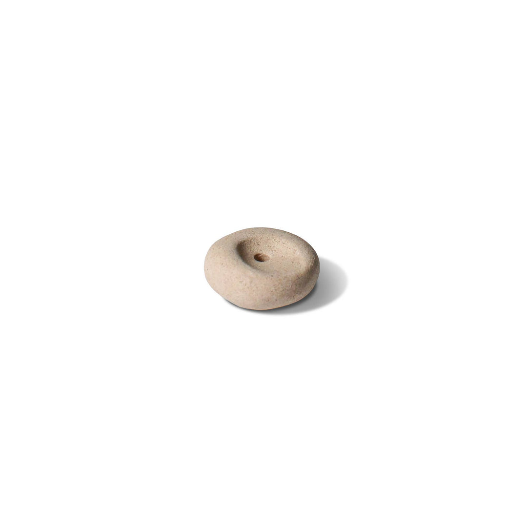 Mini Beige Ceramic Pebble Incense Holder - Davidson Provision Co.