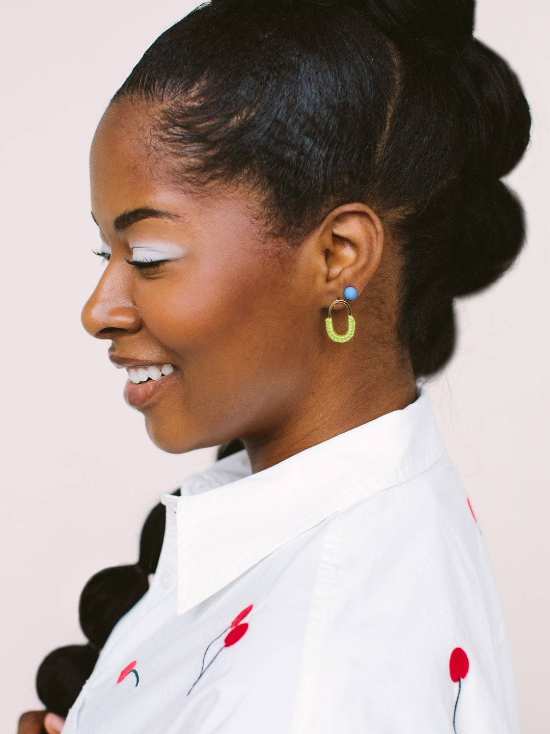 Mini Macramé Link Earrings - Davidson Provision Co.
